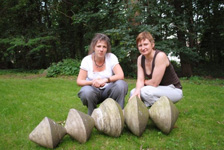 Inge Hernalsteen en Daniella Poelmans